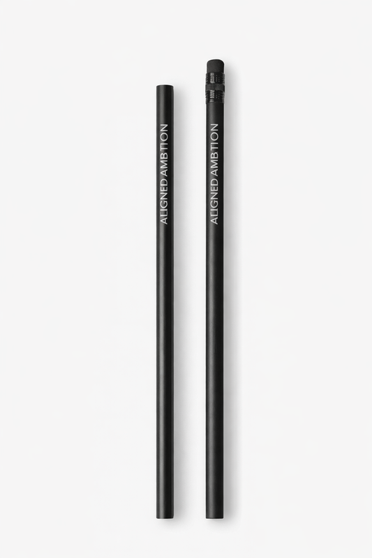 Aligned Ambition Pencil – Full Black Duo Set
