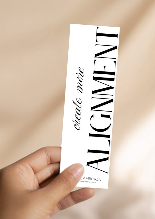 ALIGNED AMBITION BOOKMARK A5