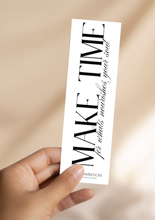 MAKE TIME — A5 BOOKMARK