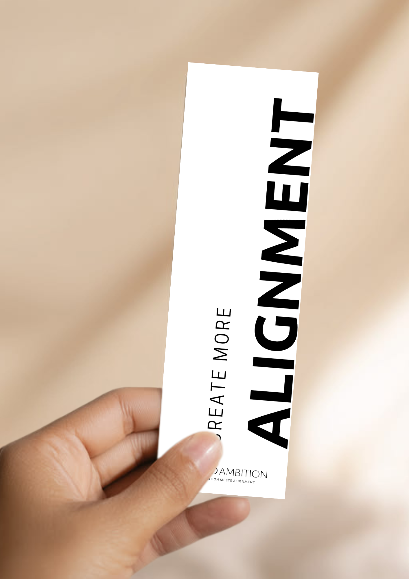 ALIGNED AMBITION BOOKMARK A5