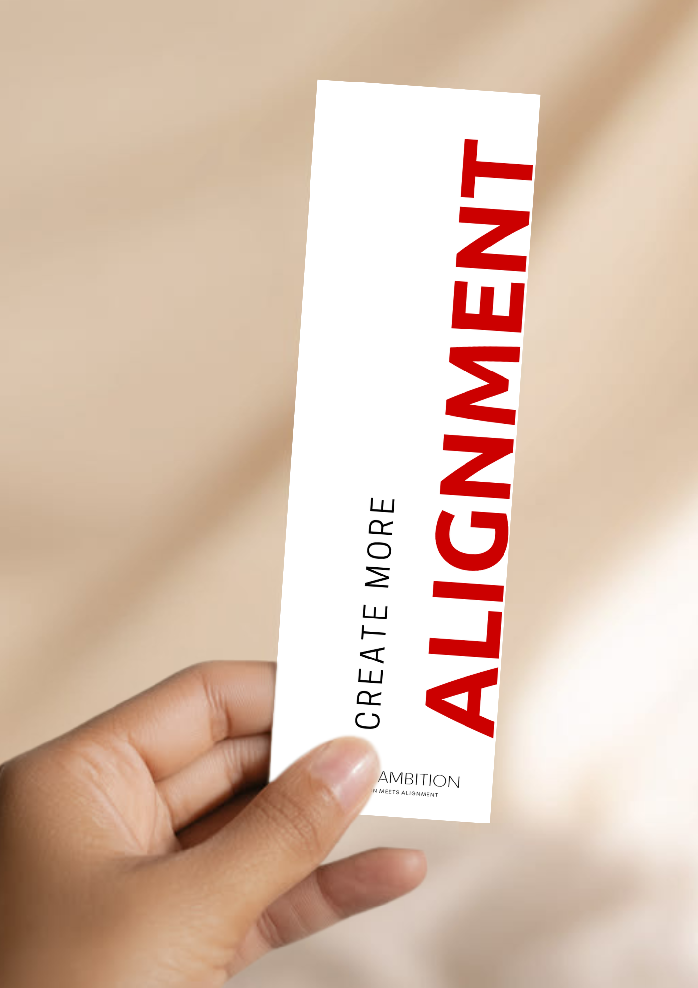 ALIGNED AMBITION BOOKMARK A5