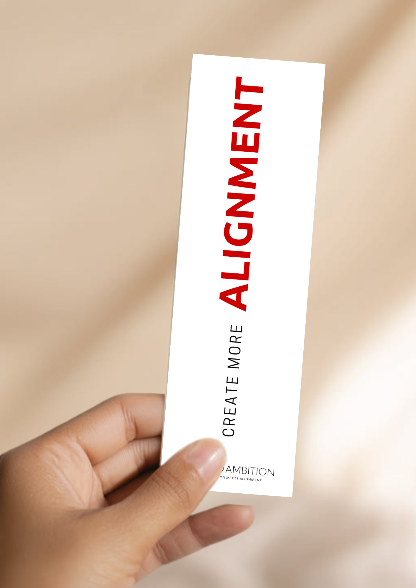 ALIGNED AMBITION BOOKMARK A5