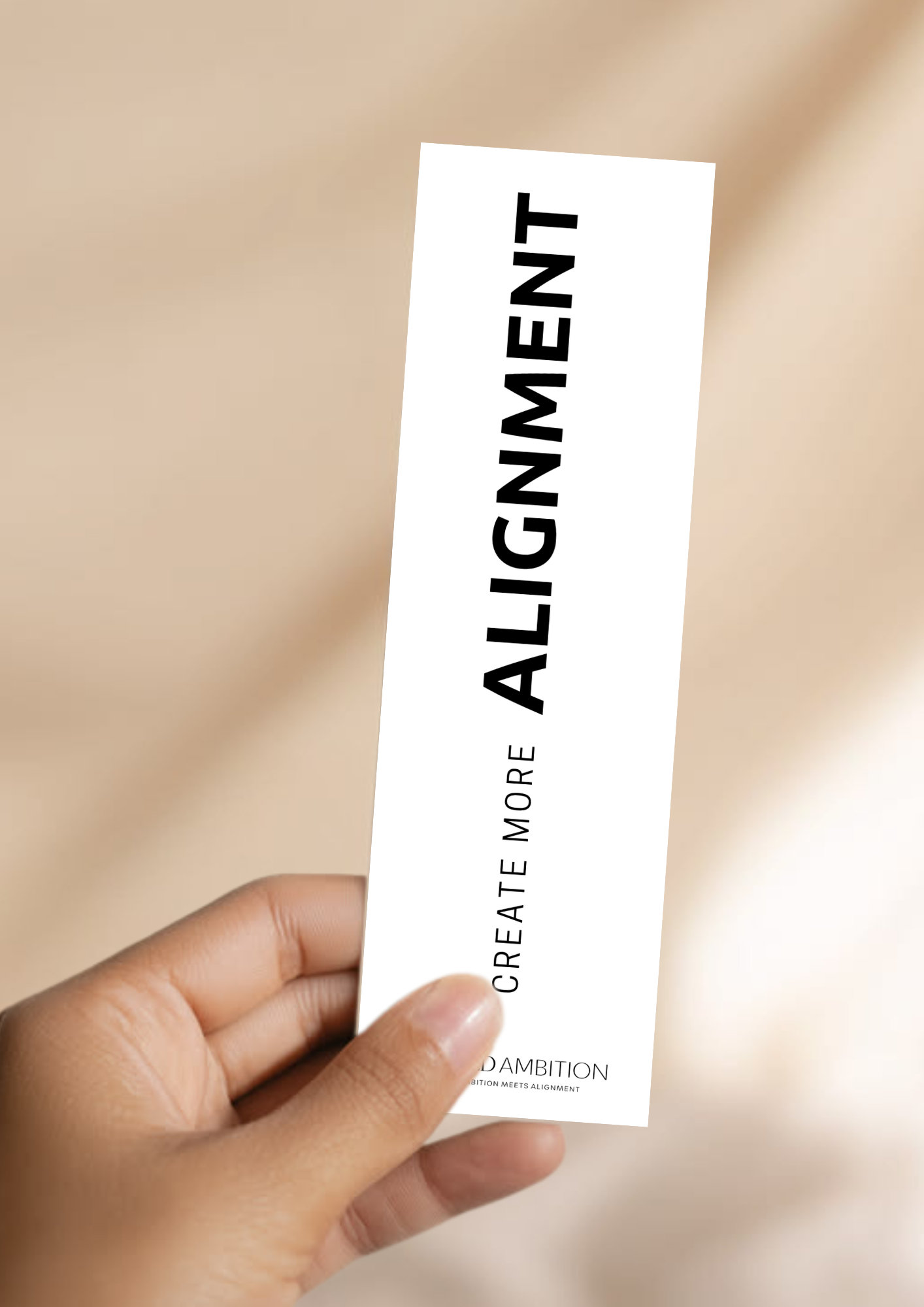ALIGNED AMBITION BOOKMARK A5